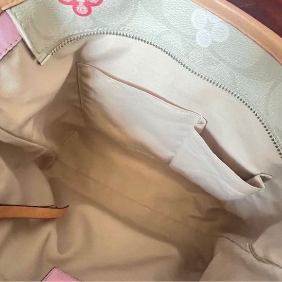 Coach Top Zip Tote with Pink and Purple Accents🥳🥳❌❌ - Picture 7 of 10